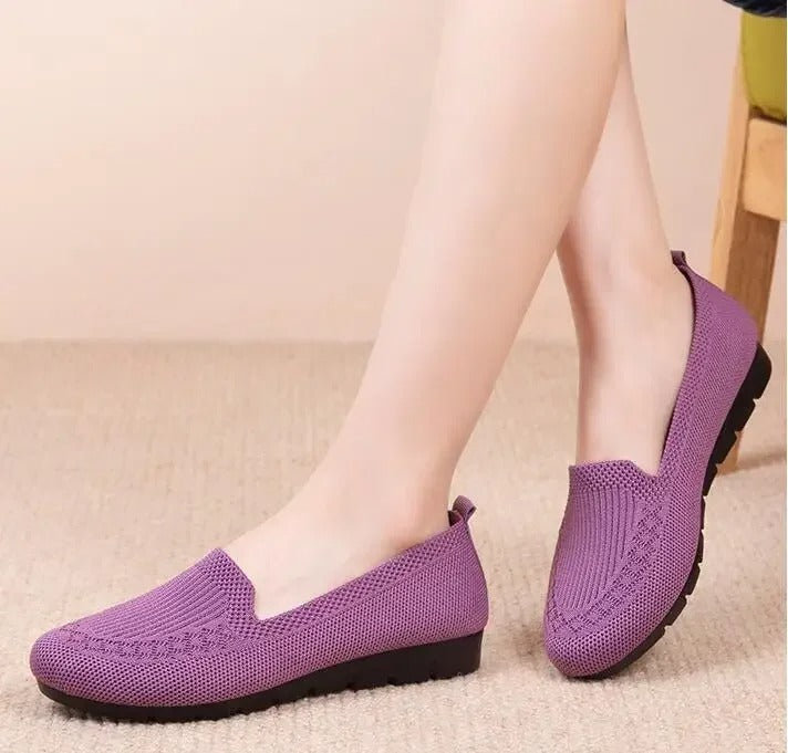 Atmungsaktive Slip-on-Loafer für Damen