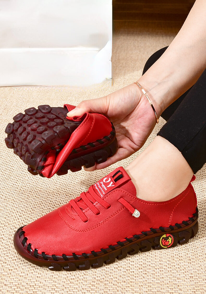 Bequeme flache Slipper für Damen
