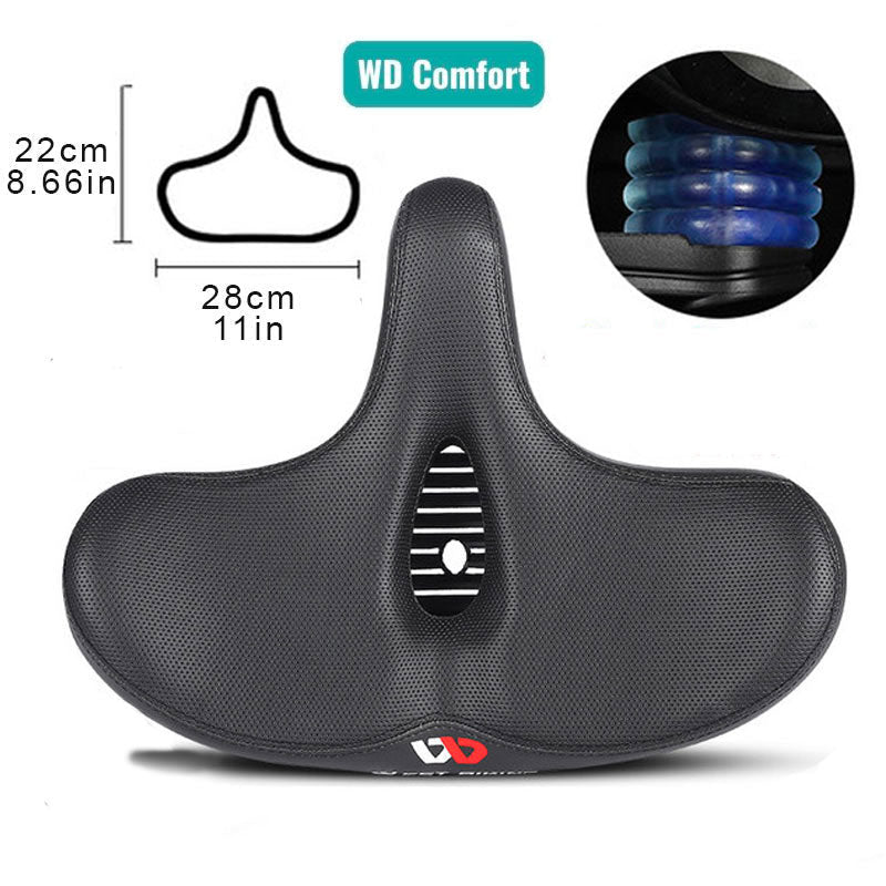 Bequemer Fahrradsattel mit extra breitem Polster