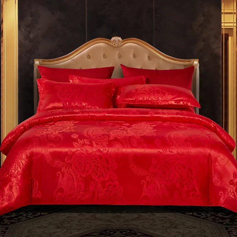 Bettbezug aus Jacquard-Stoff für das Schlafzimmer