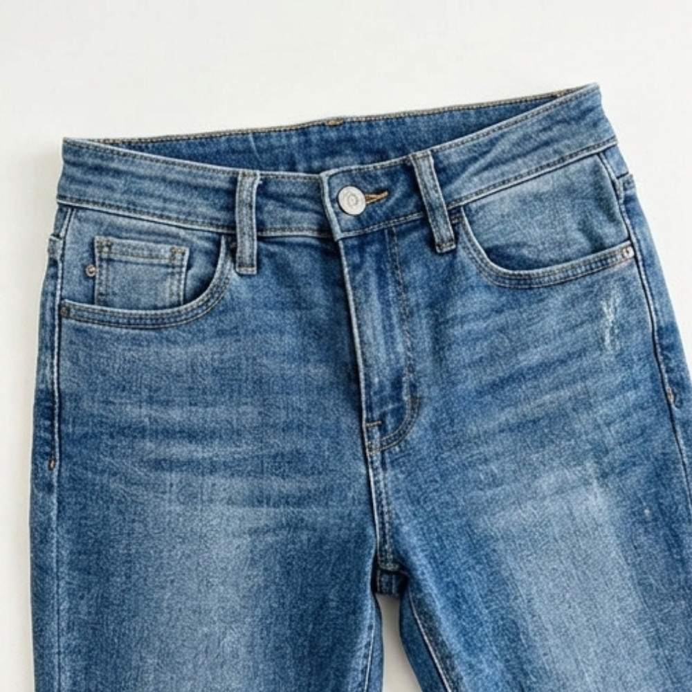 Bootcut-Jeans mit Bauch-weg-Effekt