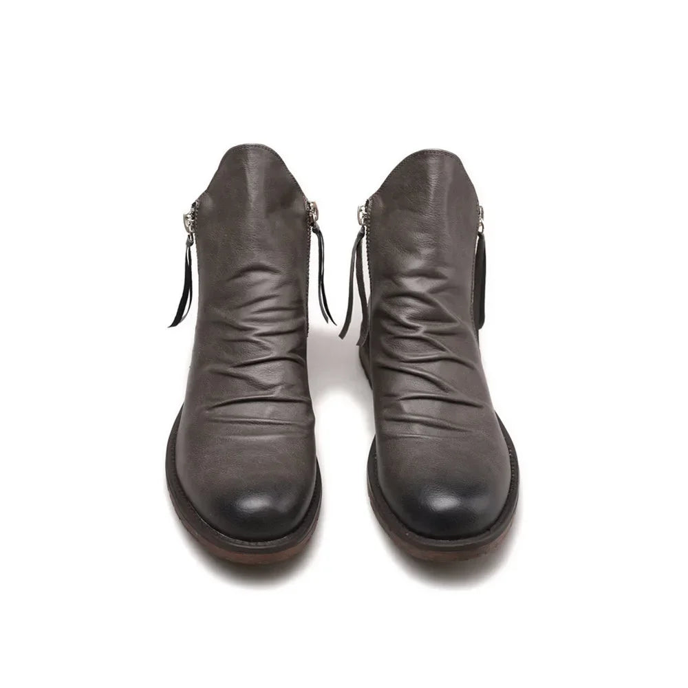 Chelsea-Boots aus Leder