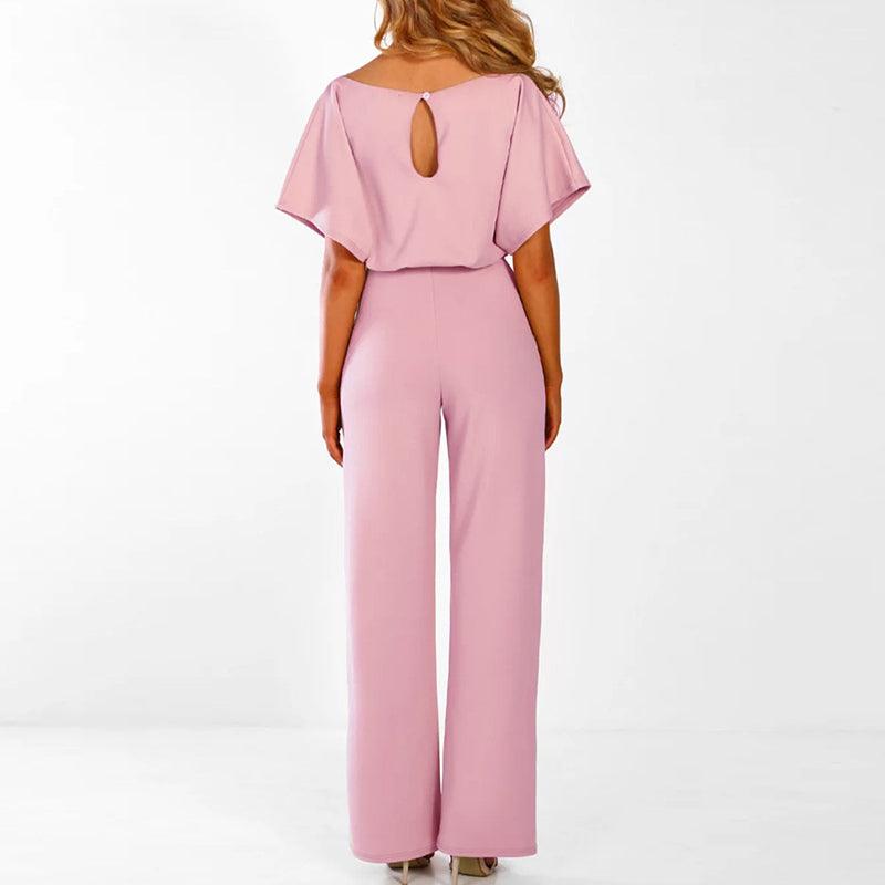 Damen-Jumpsuit-Set mit weitem Bein