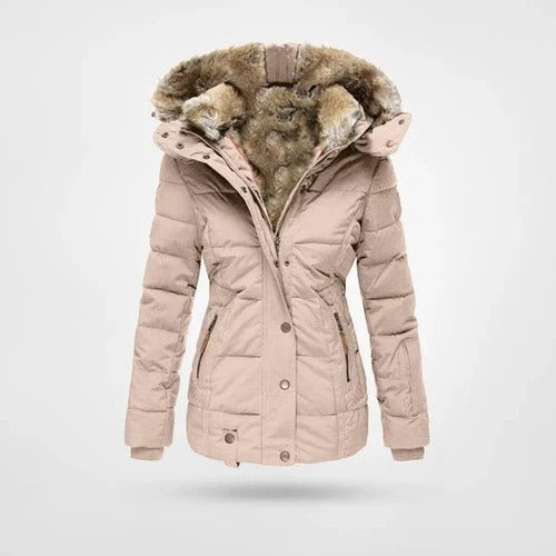 Damen-Steppjacke mit Kapuze