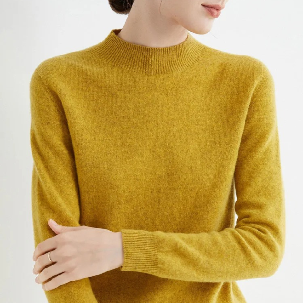 Damen-Strickpullover aus Kaschmir – weicher Herbstpullover aus Kaschmirwolle