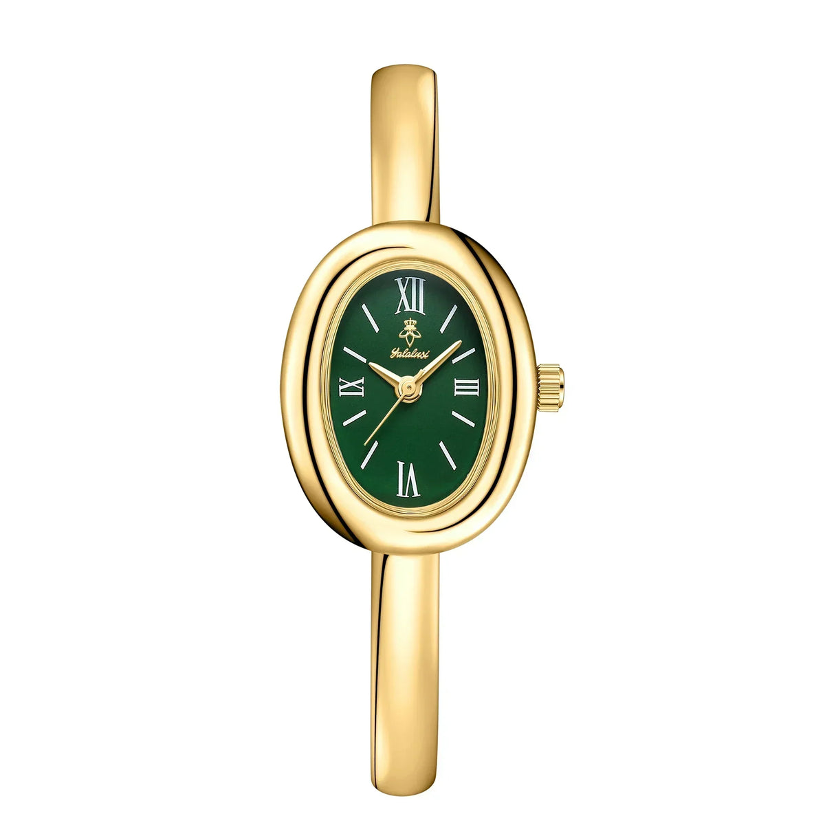 Elegante ovale Spangenuhr: Modern und klassisch