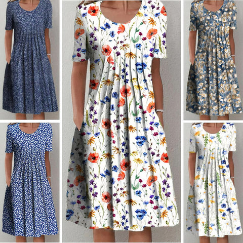 Elegantes Baumwollkleid