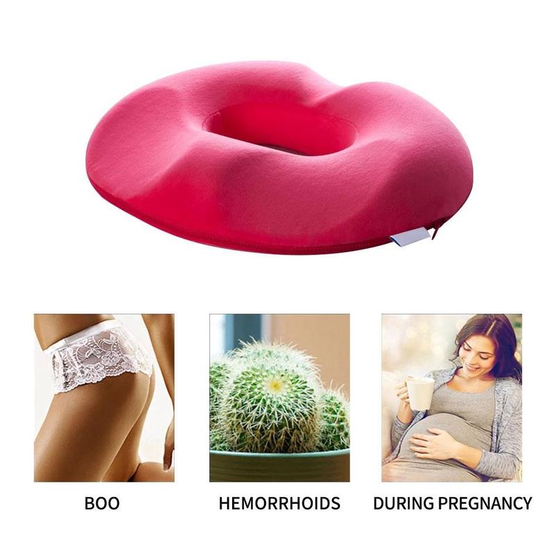 Ergonomisches Donut-Sitzkissen zur Druckentlastung und Sitzunterstützung