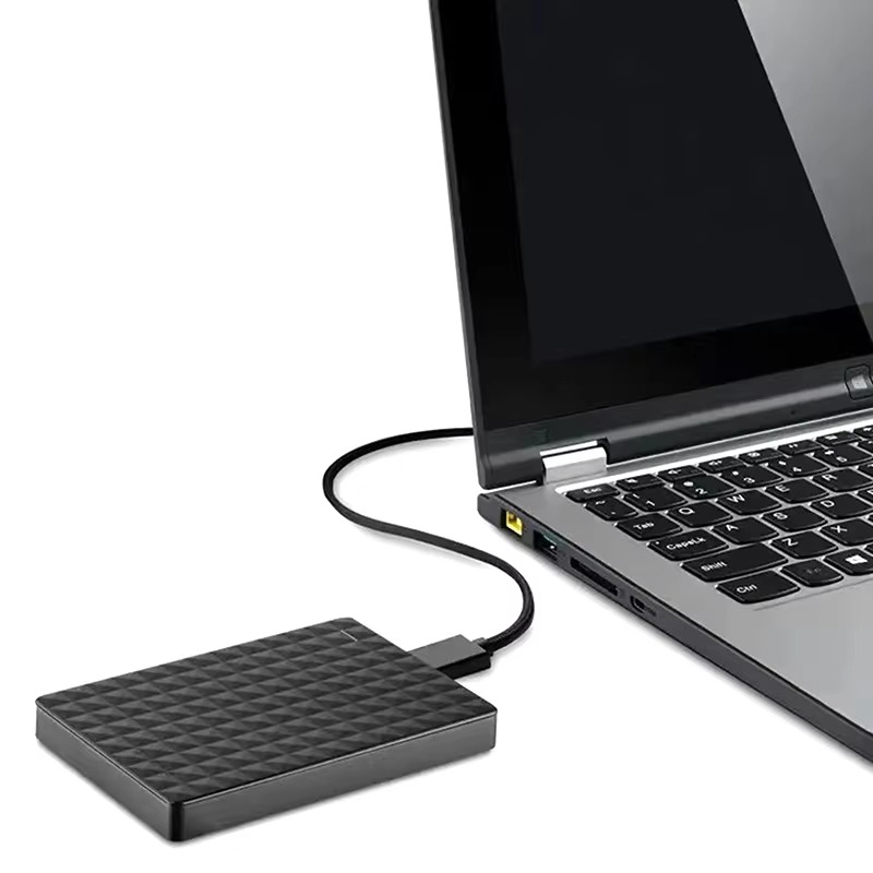 Externe Festplatte 8 TB USB 3.0 – Tragbare Speicherlösung – Kompaktes schwarzes Design mit Plug-and-Play-Funktionalität