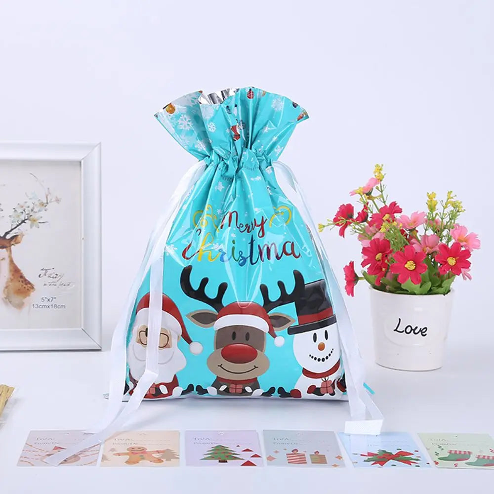 Geschenkbeutel mit Kordelzug, 5er-Pack