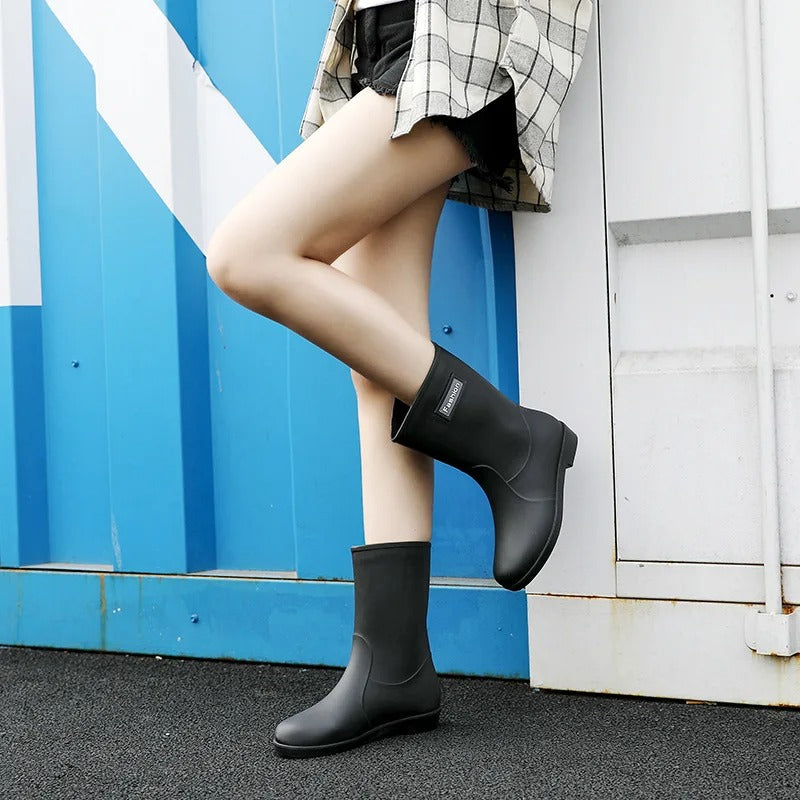 Halblange Gummistiefel für Damen