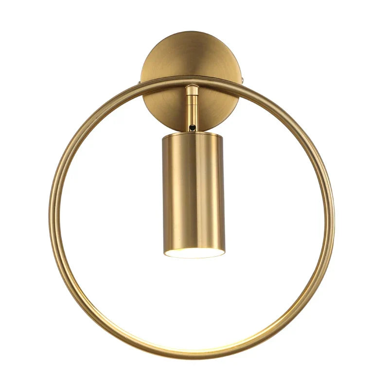 Halo Wandleuchte | Nordisches minimalistisches Design in Gold