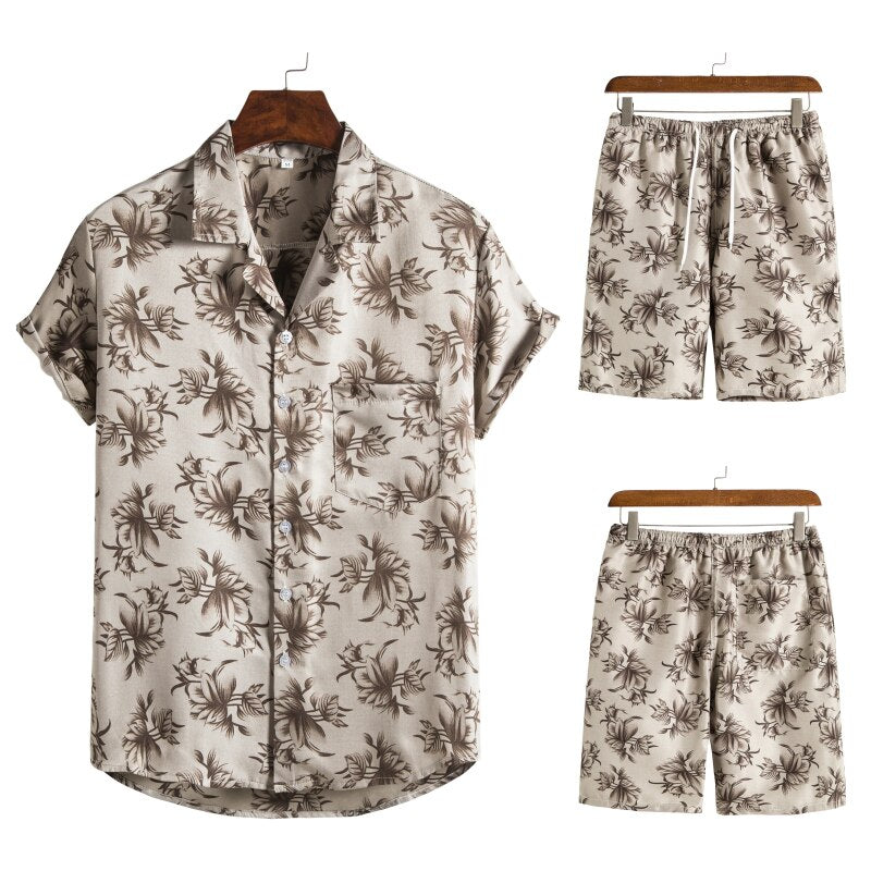 Hawaii-Set für Herren | Fröhliche und sommerliche Kombination für den Sommer