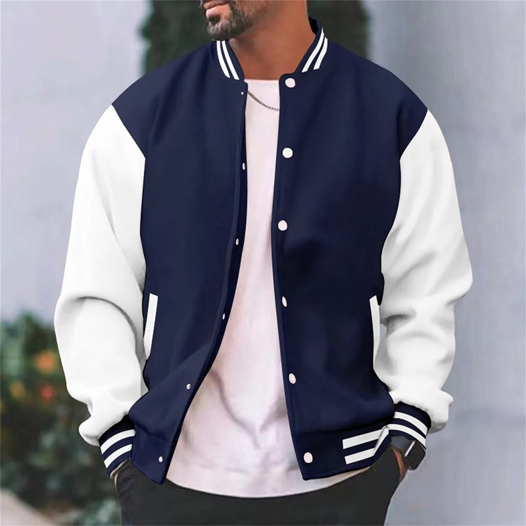 Herren-Baseball-Bomberjacke – lässiger Stil für den Herbst