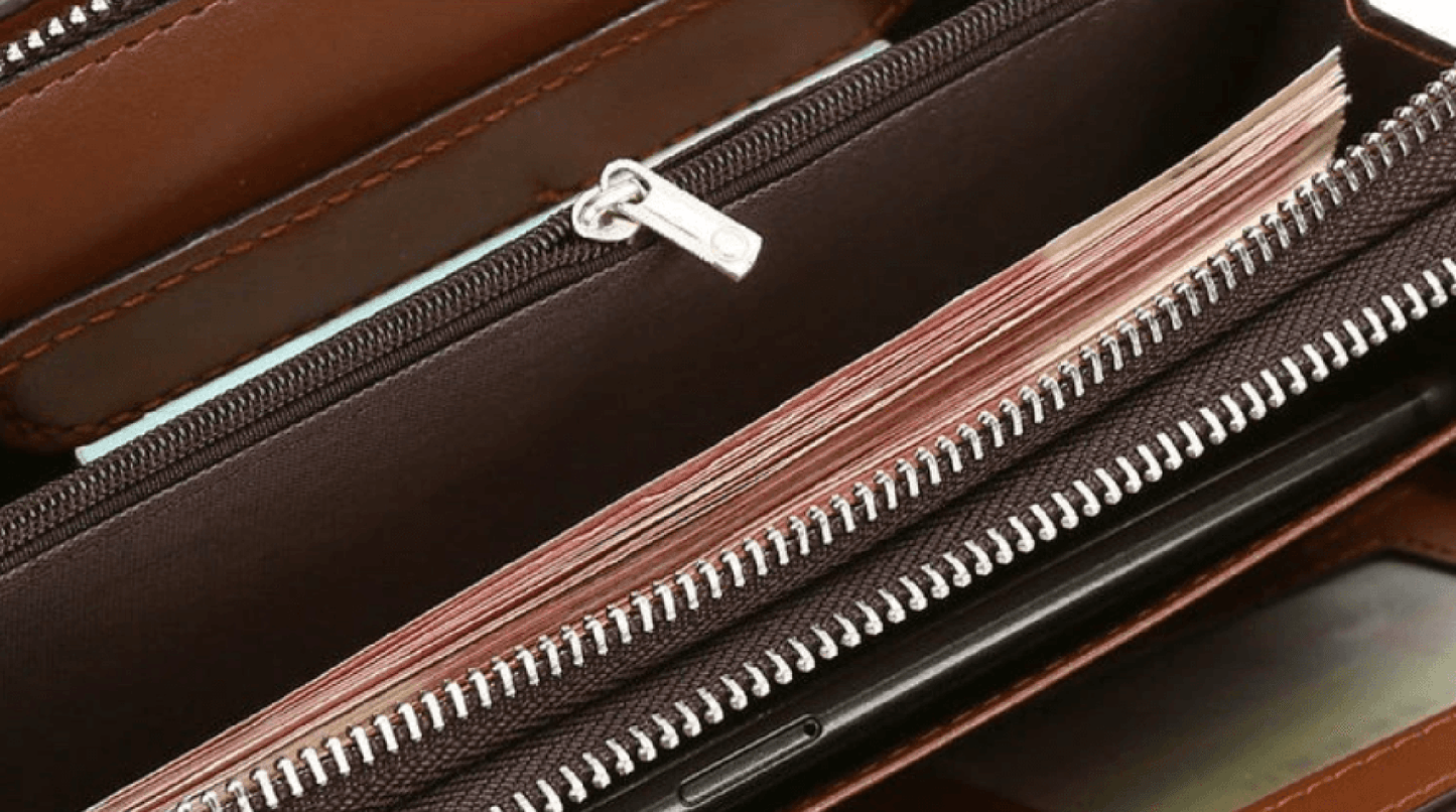Herren-Clutch aus PU-Leder