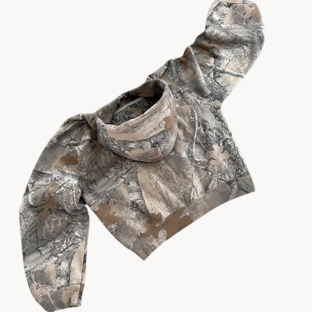 Herren-Hoodie im Camouflage-Stil