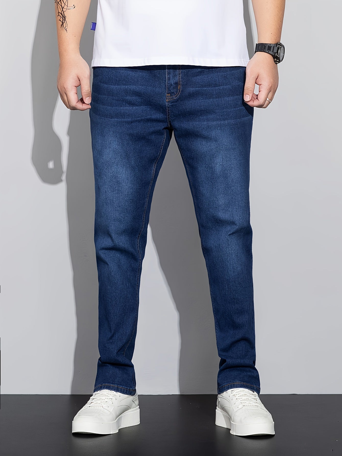 Herren-Jeans im Slim Fit mit Super-Stretch für den täglichen Gebrauch