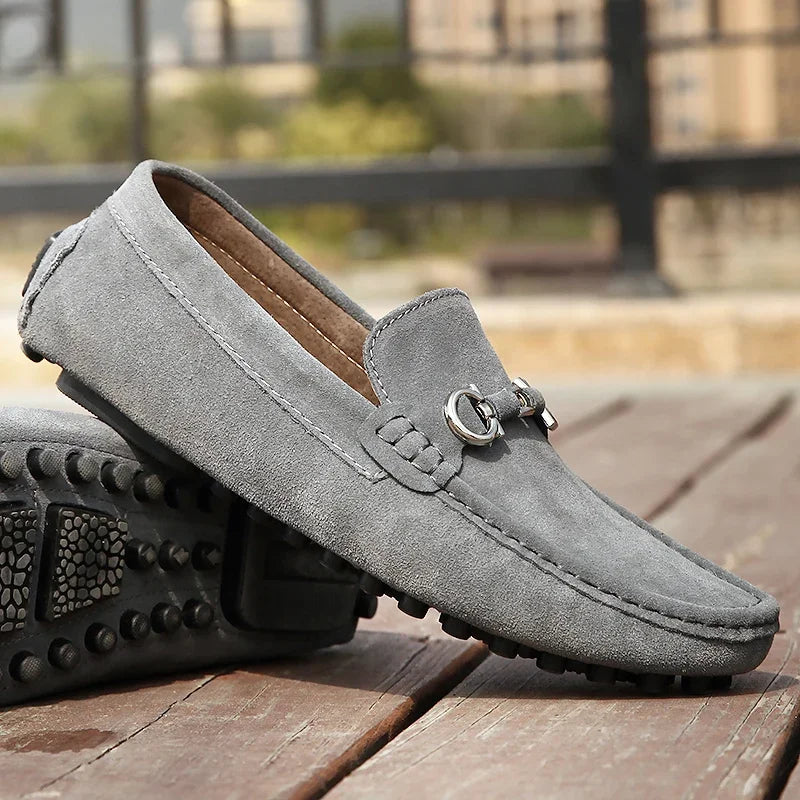 Herren-Loafer mit Trensenspange und flexibler Sohle