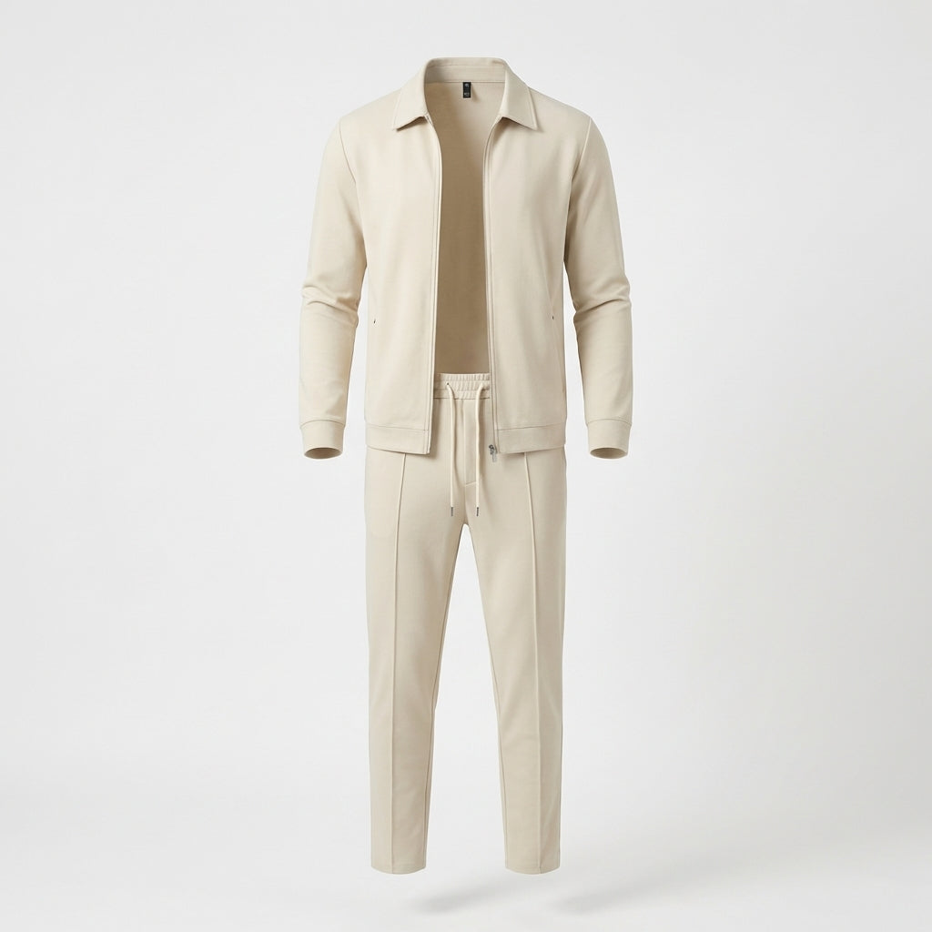 Herren-Set aus Jacke mit Reißverschluss und Hose