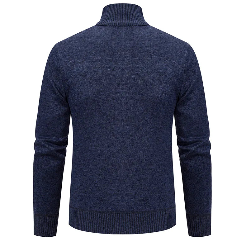 Herren-Strickjacke mit Reißverschluss