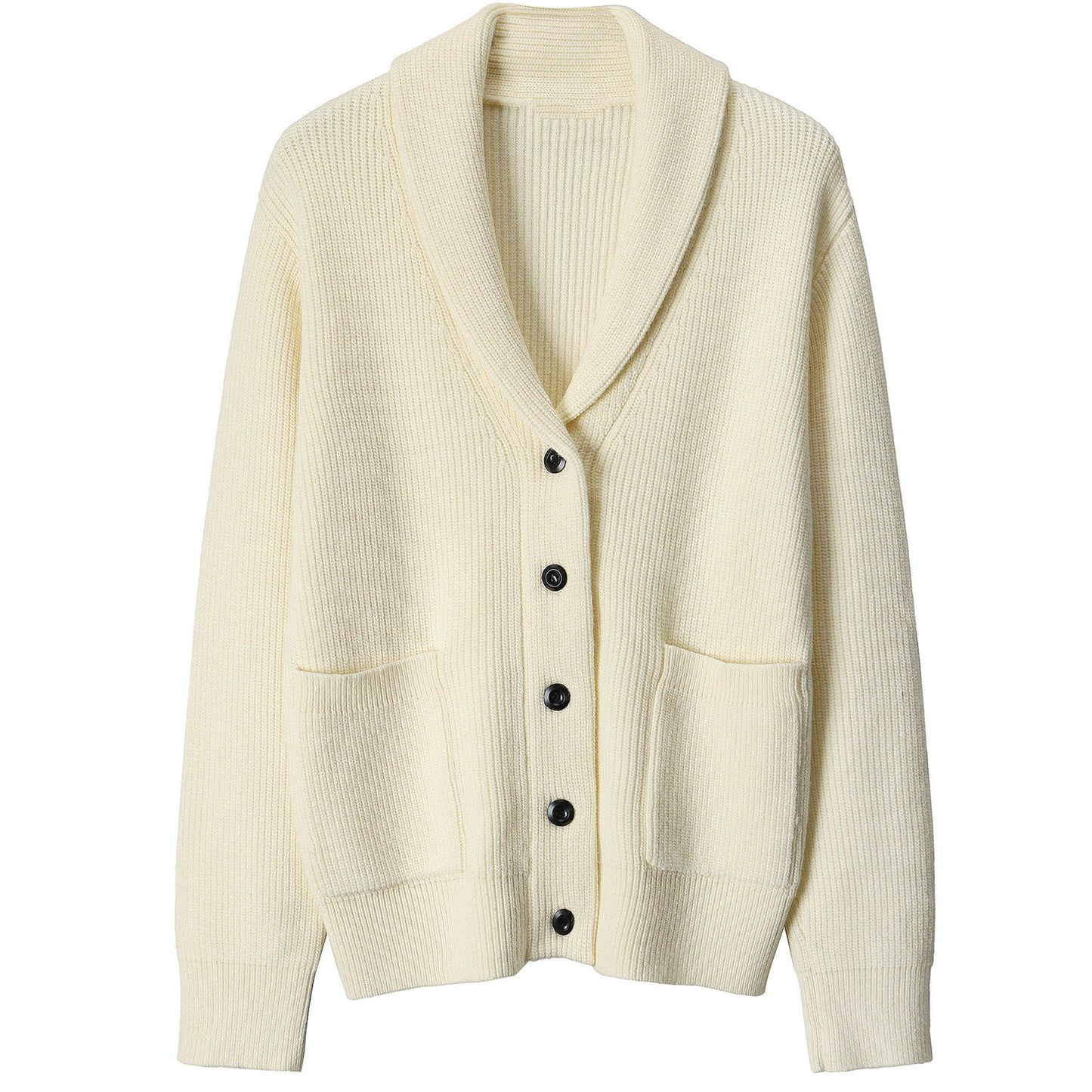 Herren-Strickjacke mit Schalkragen