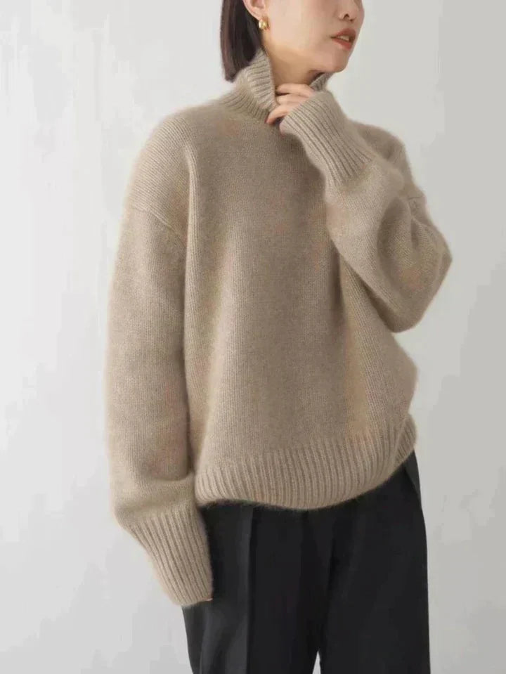 Kaschmir-Rollkragenpullover für Damen