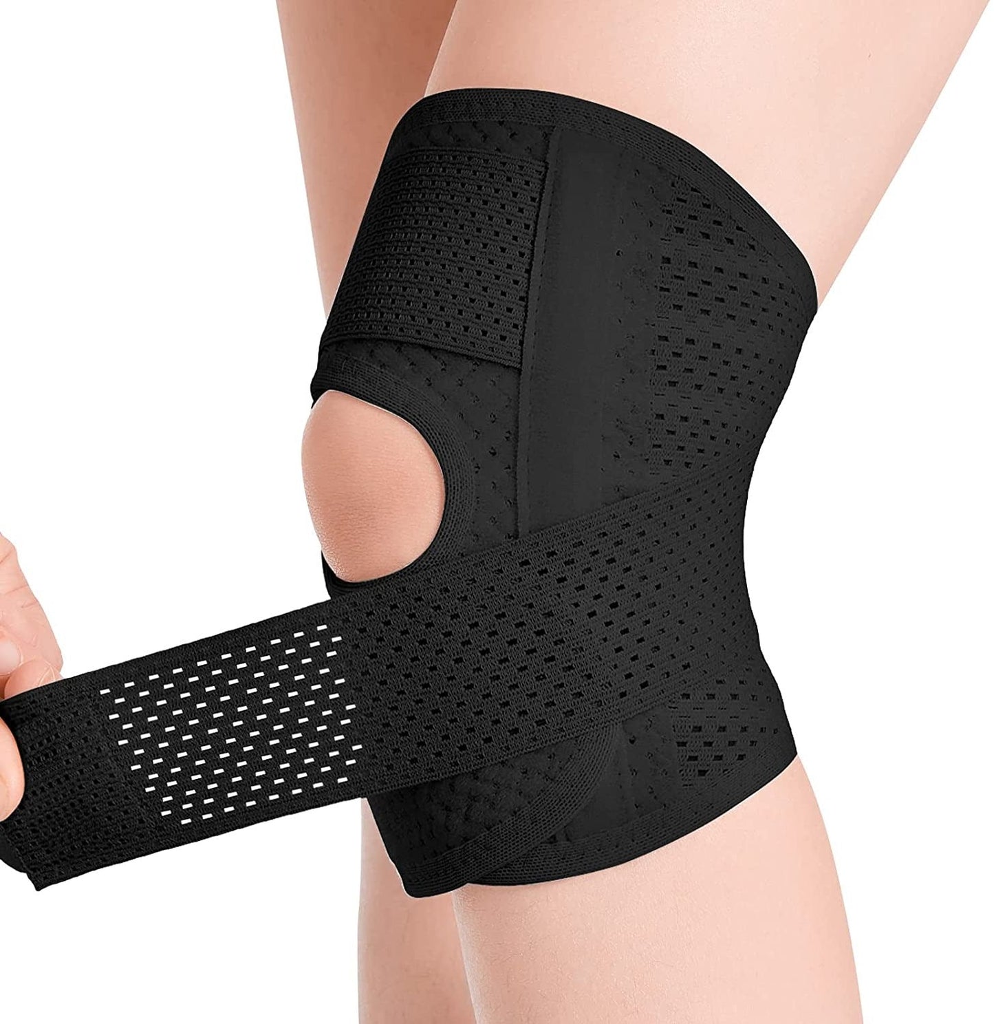 Kniebandagengurt | Verstellbare Kompressionsbandage zur Schmerzlinderung und für den Sport