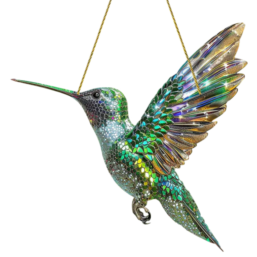 Kolibri-Sonnenfänger für Fenster als Wandkunst und Hängedekoration