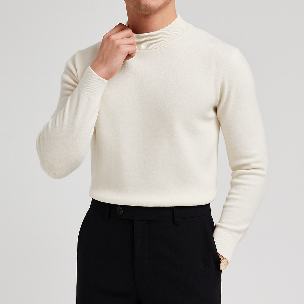 Körpernah geschnittener Herrenpullover