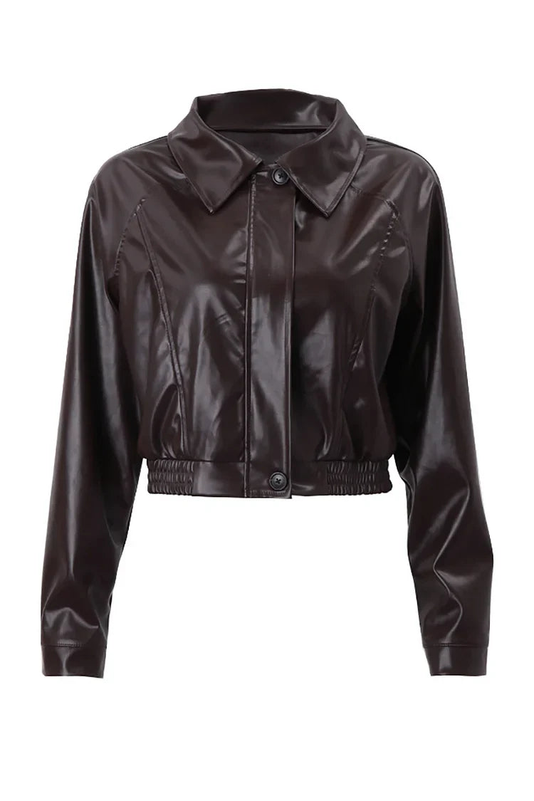 Kurze Damen-Jacke mit Reißverschluss