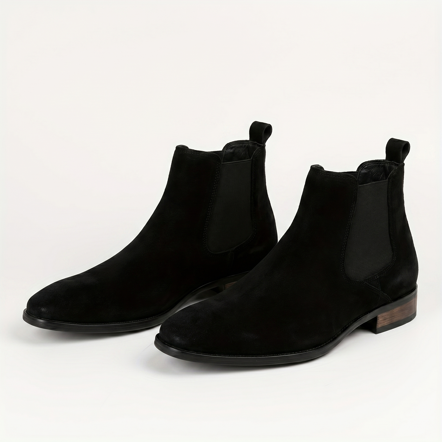 Leder-Chelsea-Boots für Herren | Zum Hineinschlüpfen | Bequeme Stiefeletten für den Alltag