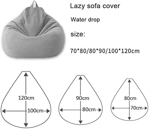 Luxuriöser Leinen-Sitzsack – ergonomisches & stilvolles Komfortmöbel