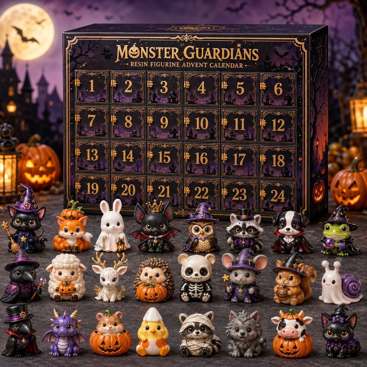 Magischer Tier-Adventskalender aus Acryl