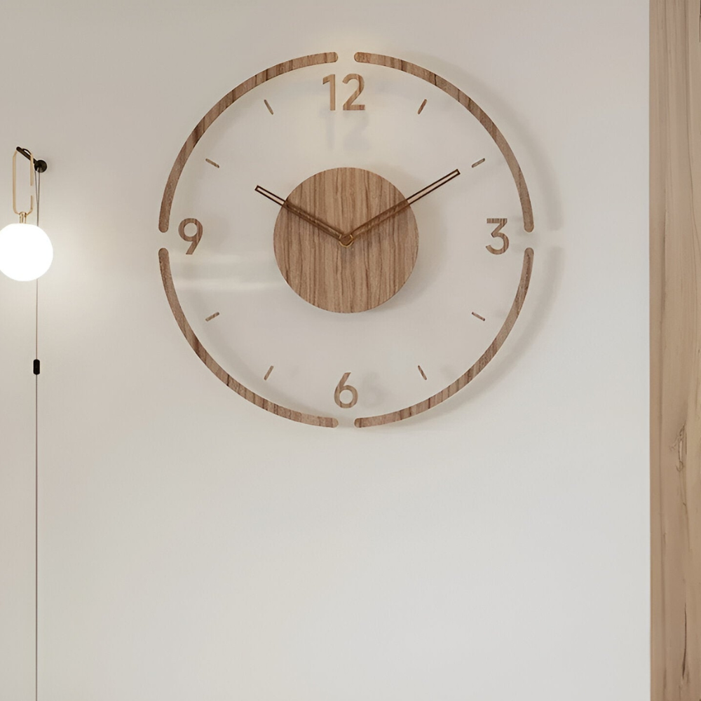 Moderne Wanduhr