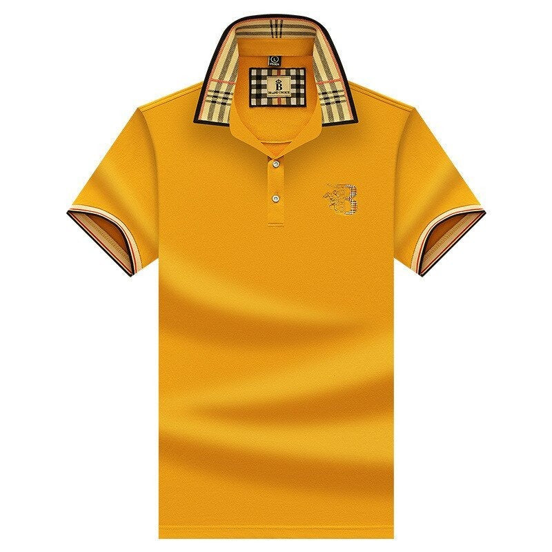 Modernes Kurzarm-Poloshirt mit Kragen für Herren