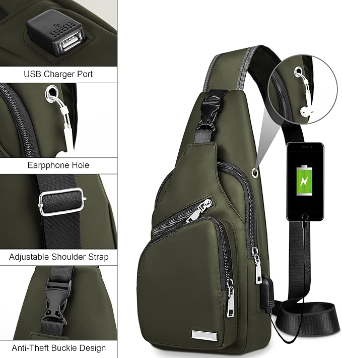 Multifunktionale wasserdichte Sling-Bag