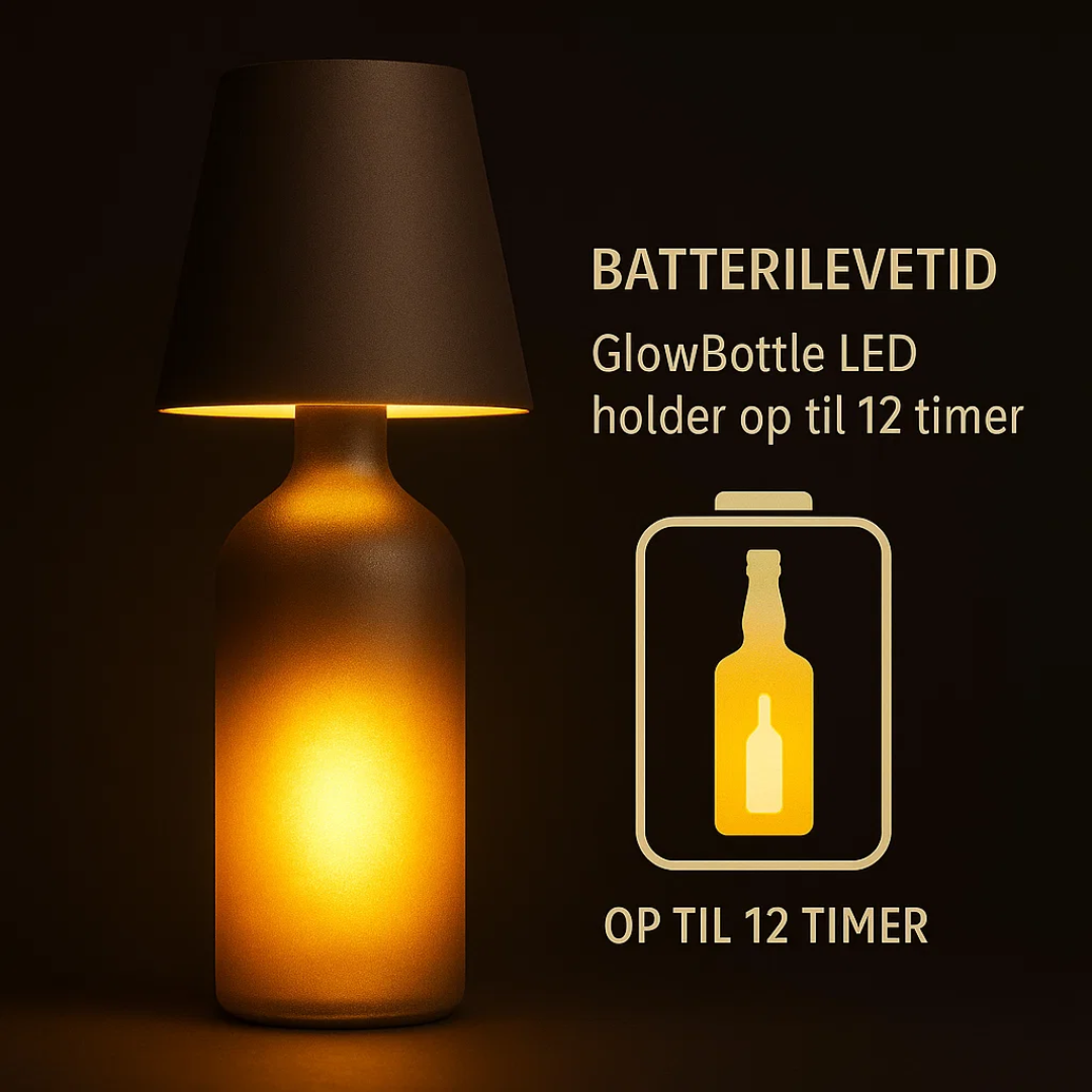 Nachhaltige LED-Flaschenlampe