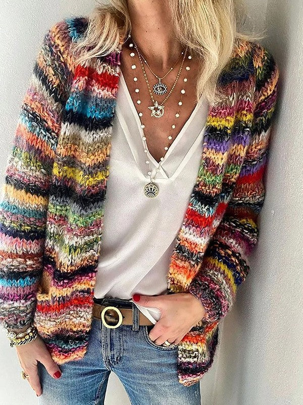 Offene Strickjacke für Damen