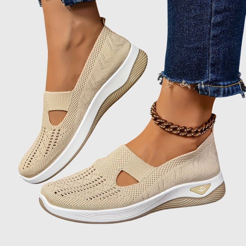 Orthopädische Schuhe mit Stützfunktion und atmungsaktivem Design für den Alltag – Slipper zum Hineinschlüpfen