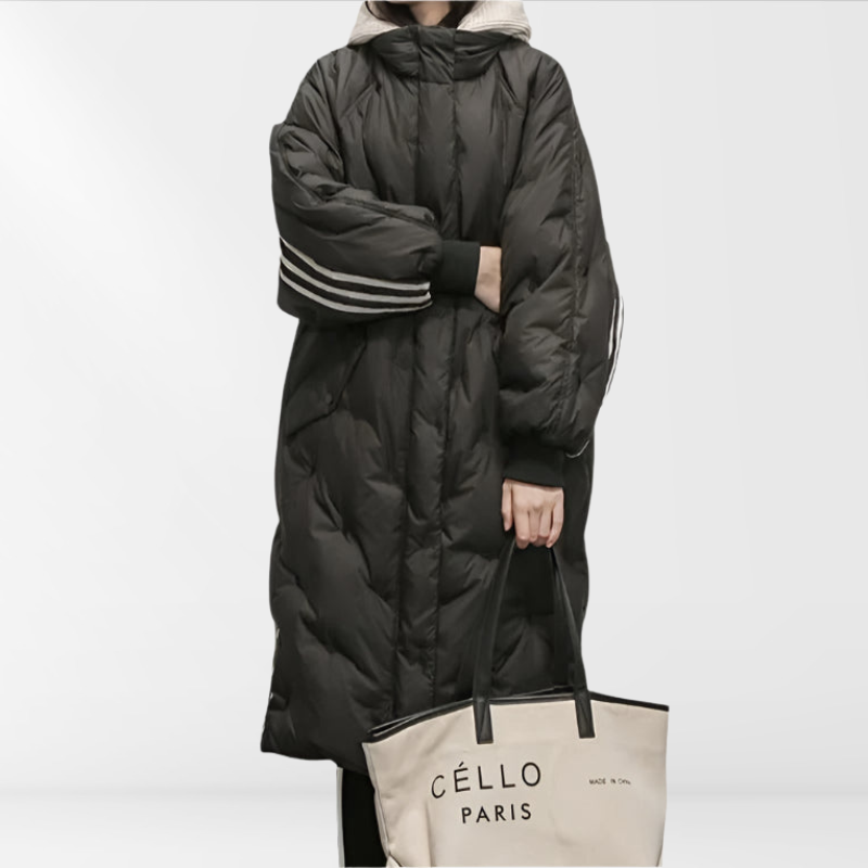 Oversize-Steppmantel für Damen