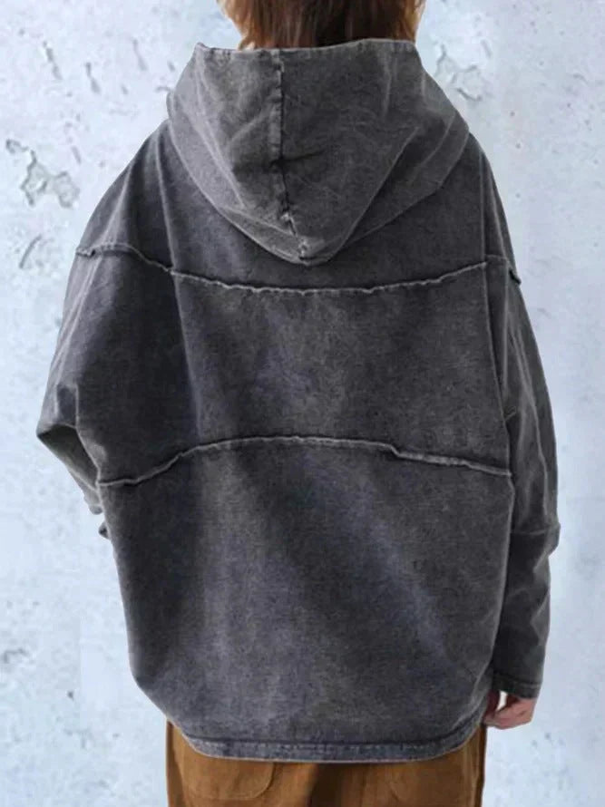 Oversized-Kapuzenpullover für Damen