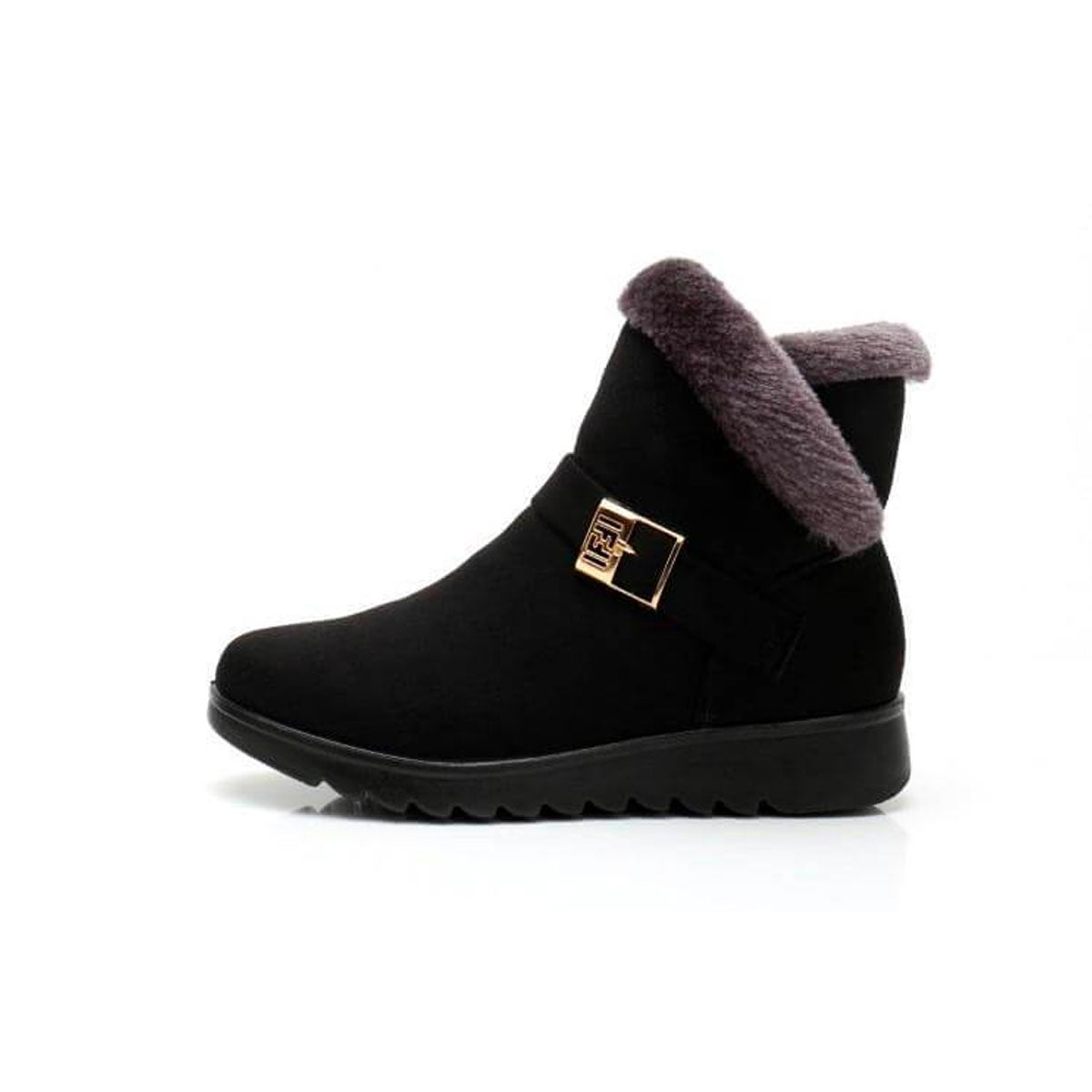Plüsch-Schneestiefel für Damen