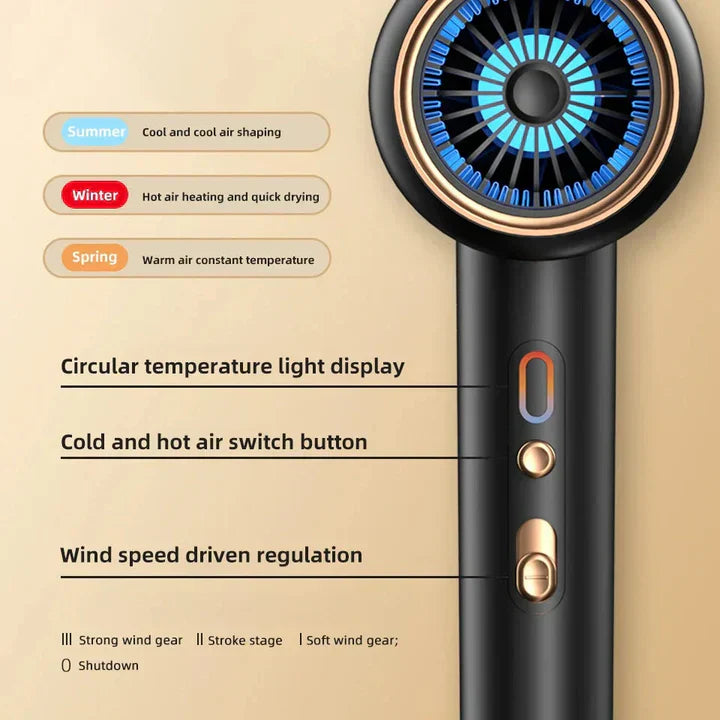 Professioneller Haartrockner 2400W mit Ionen-Technologie