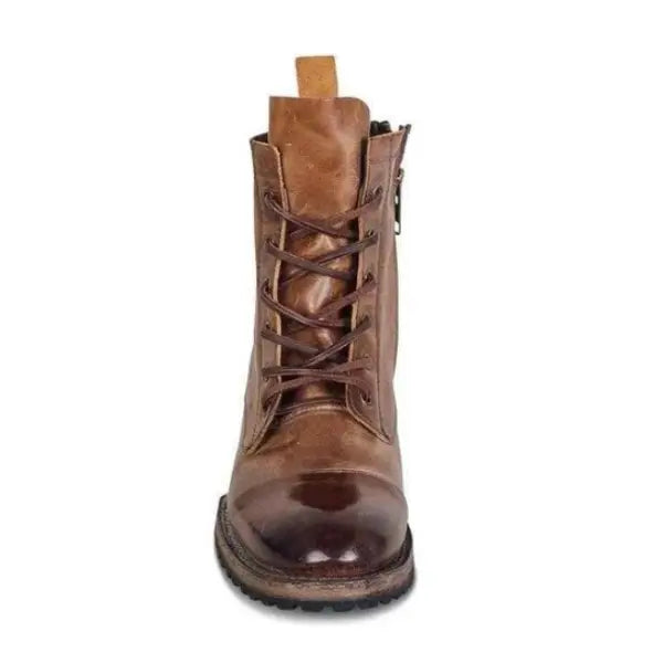 Robuste Schnürstiefel für Herren im Vintage-Stil