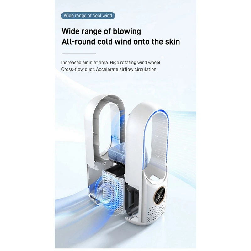 Rotorloser Ventilator und tragbare Mini-Klimaanlage