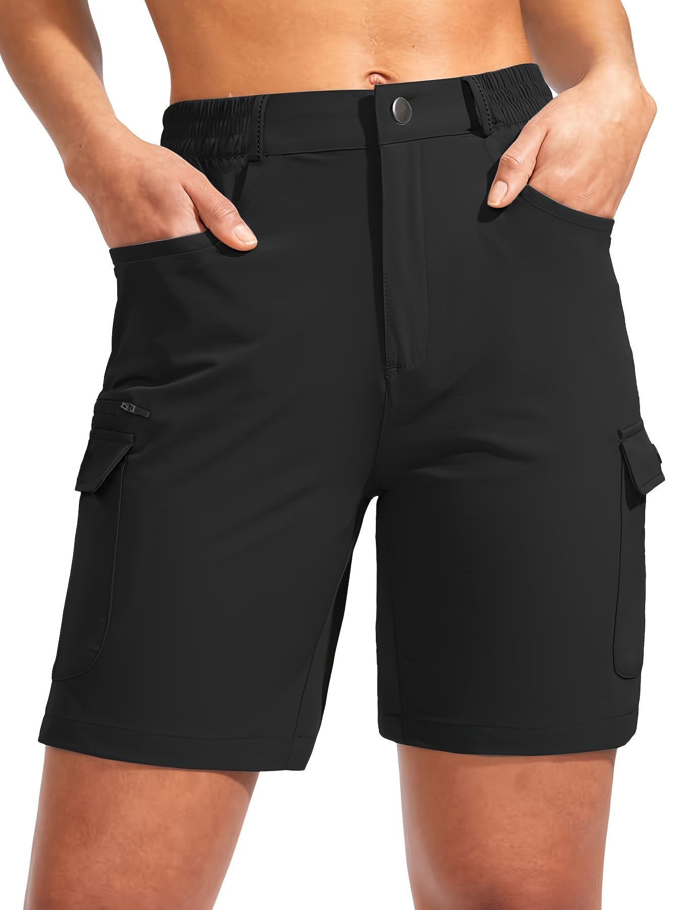 Schnelltrocknende Damen-Cargoshorts – Komfortabel und funktionell für Wandern und Abenteuer