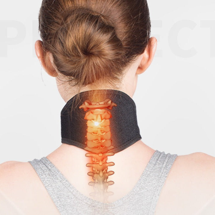 Selbstwärmende Magnet-Nackenbandage