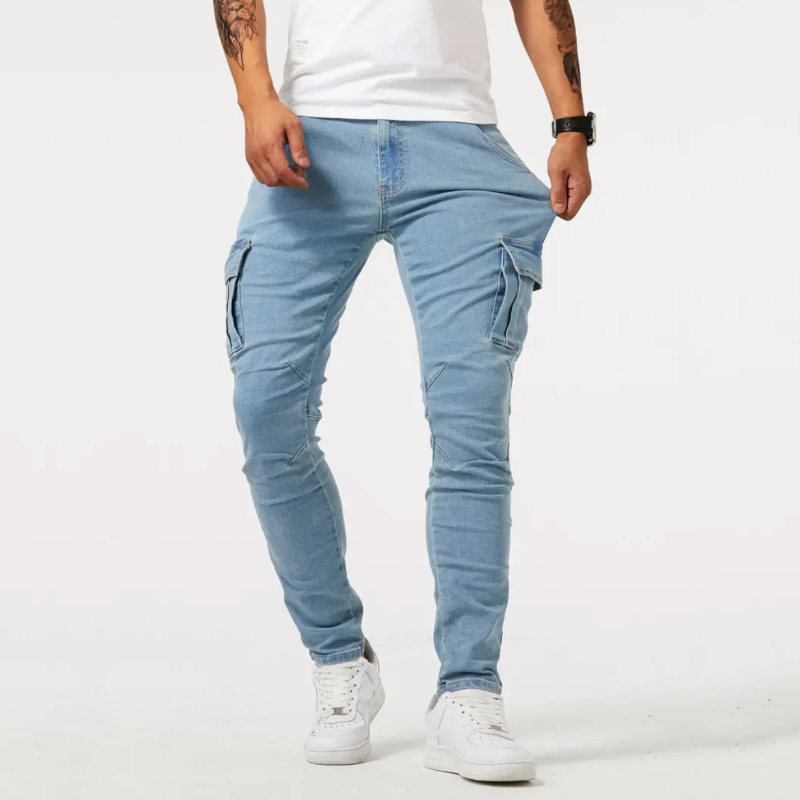 Skinny-Fit-Cargohose für Herren