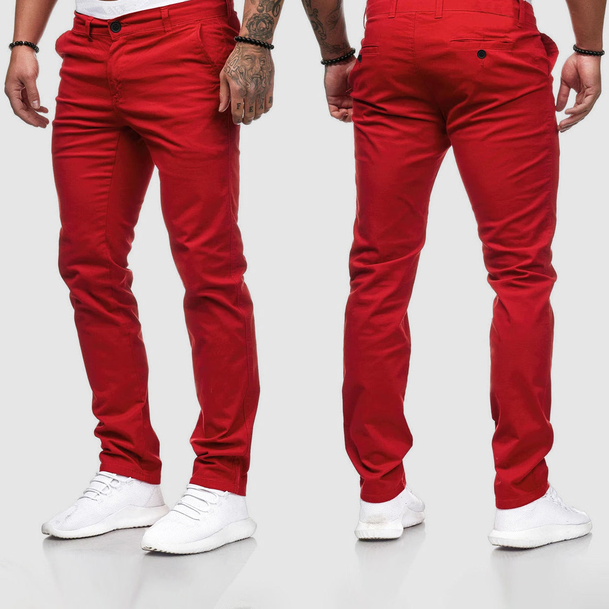 Slim-Fit-Chinohose für Herren