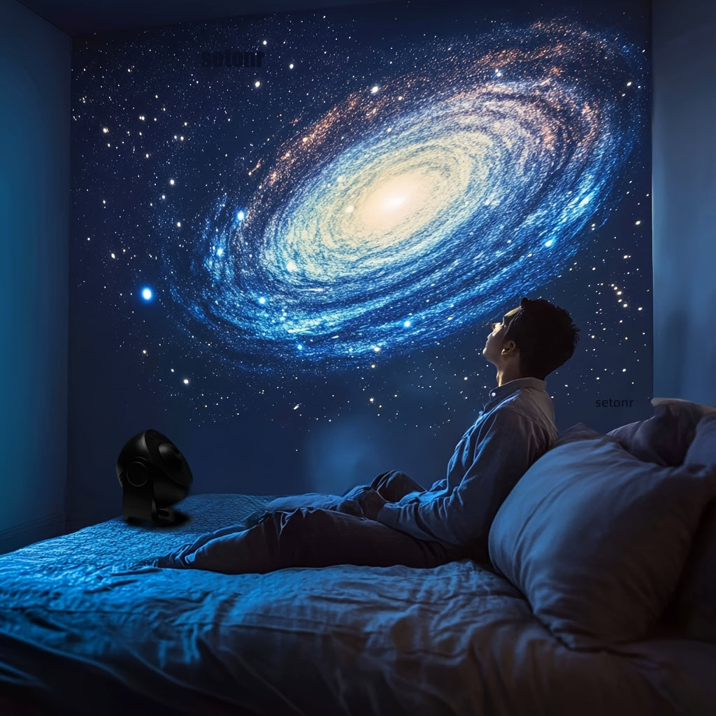 Sternenprojektor – LED-Weltraumprojektion mit Timer-Funktion